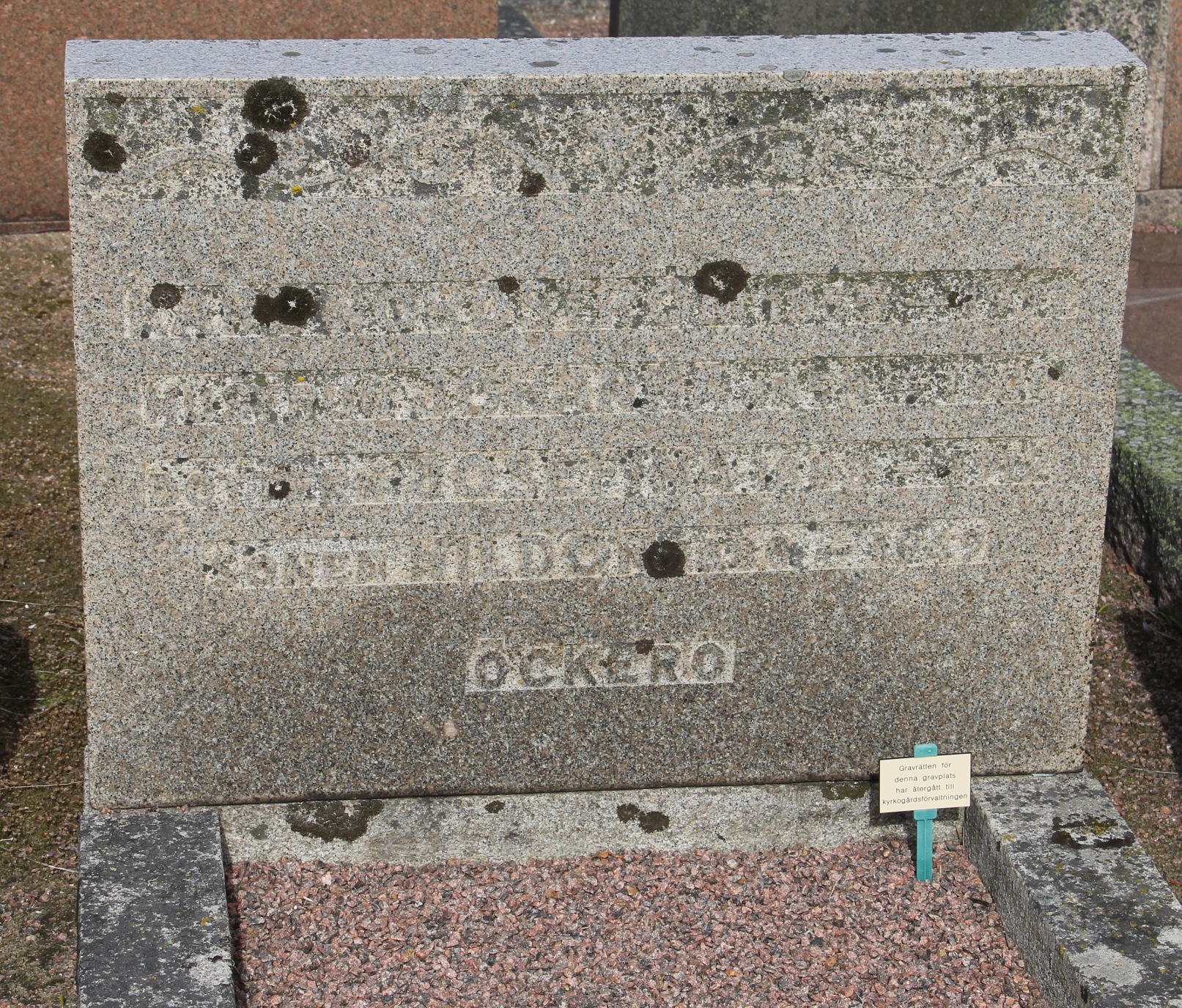 Grav B097 Öckerö Kyrkogård