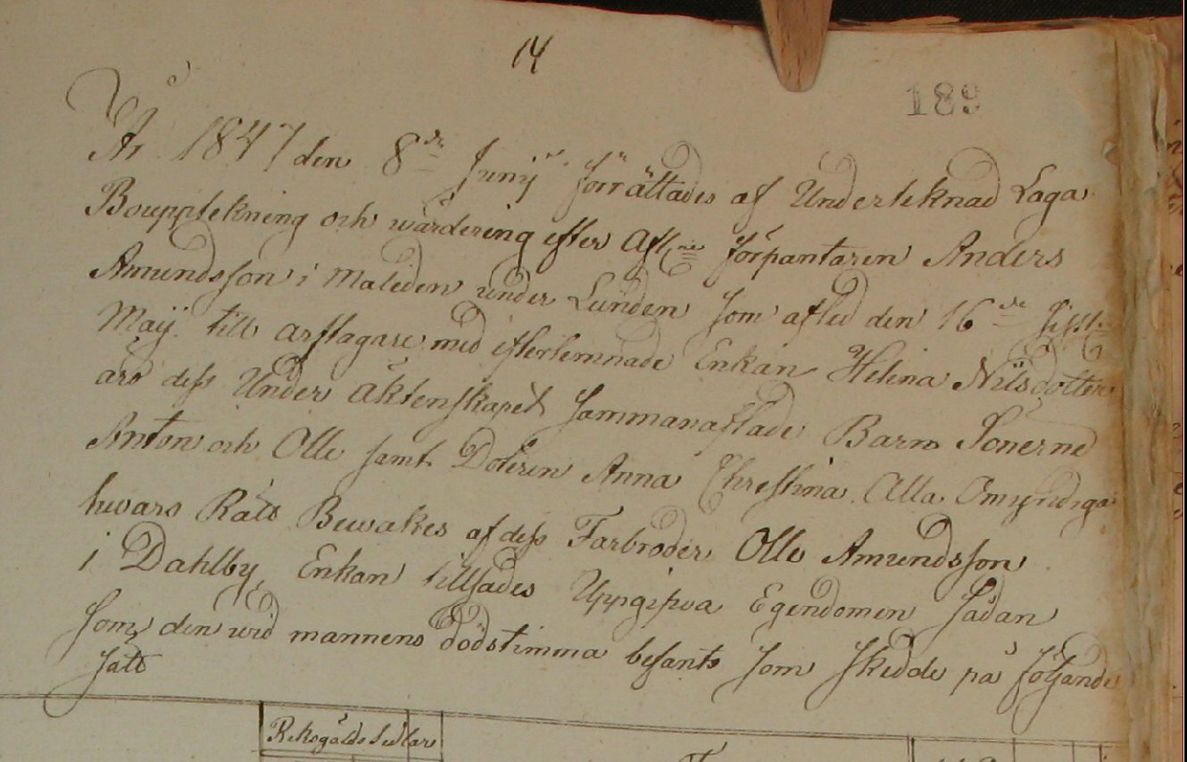 Boupteknning F II:17 Sid 189