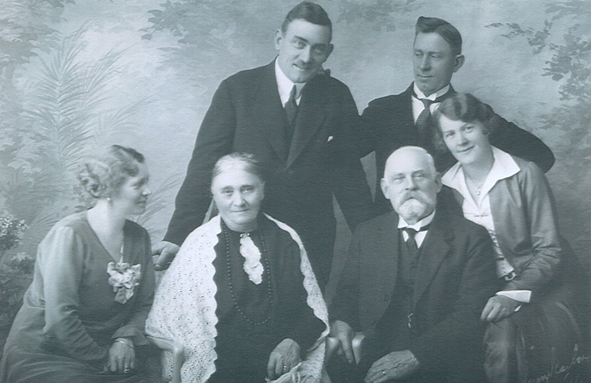 Sista kortet av hela familjen innan Carl dör