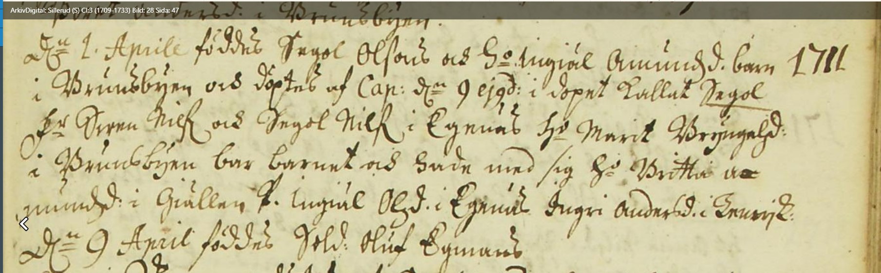 segol född 1711