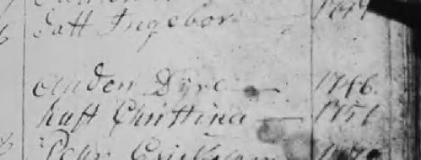 Husförhör Klövedal 1805