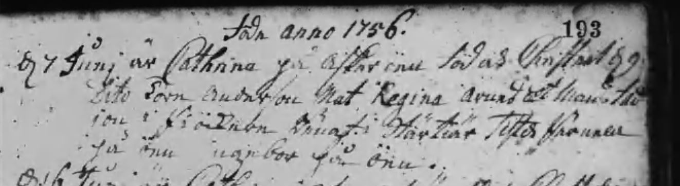 Födda Ödsmål 1756