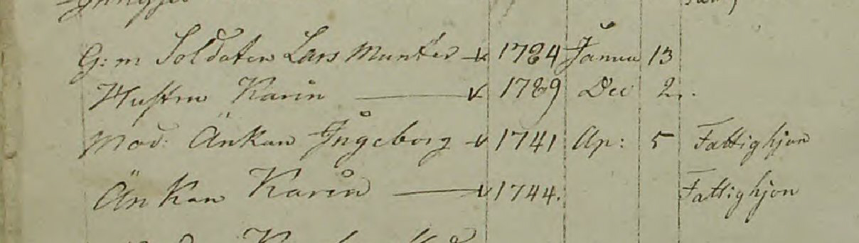 Husförhör 1812