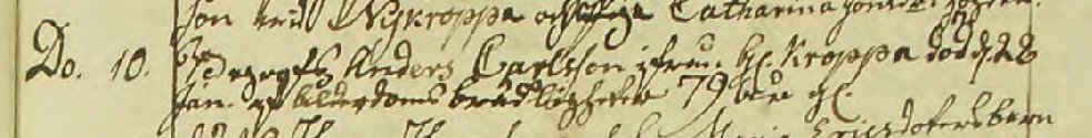 Döda Kroppa 1782