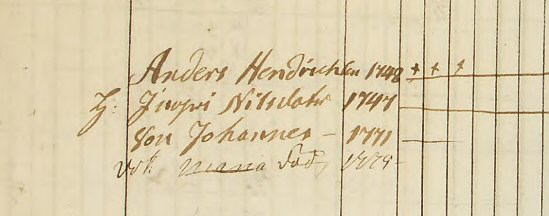 Husförhör 1771-76