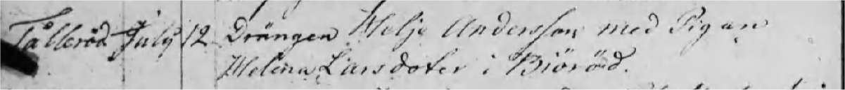 Vigselboken Solberga 1812