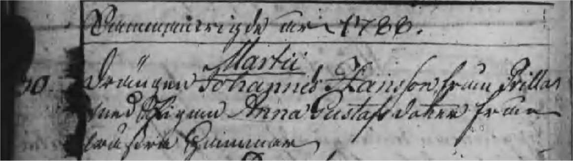 Vigda Harestad 1788