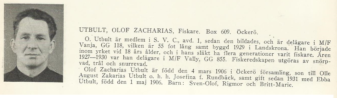 Utbult olof Zacharias