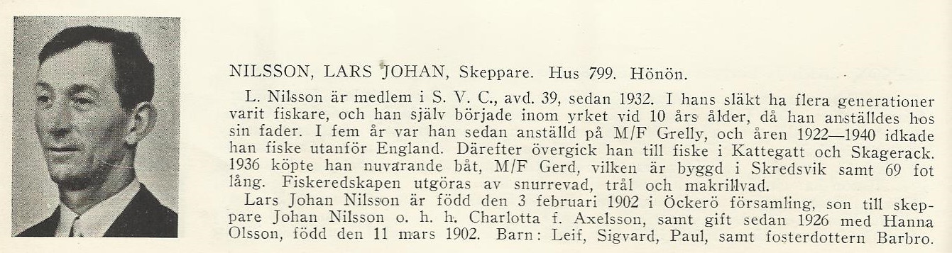 Nilsson. Lars Johan