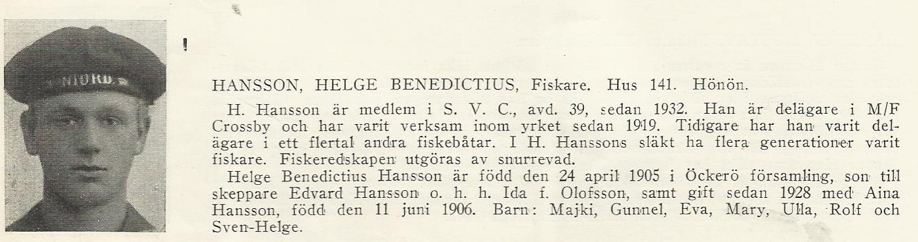 Hansson Helge Benedictius