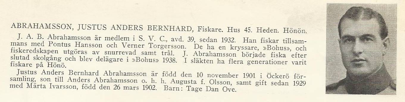 Abrahamsson Justus Anders Bernhard