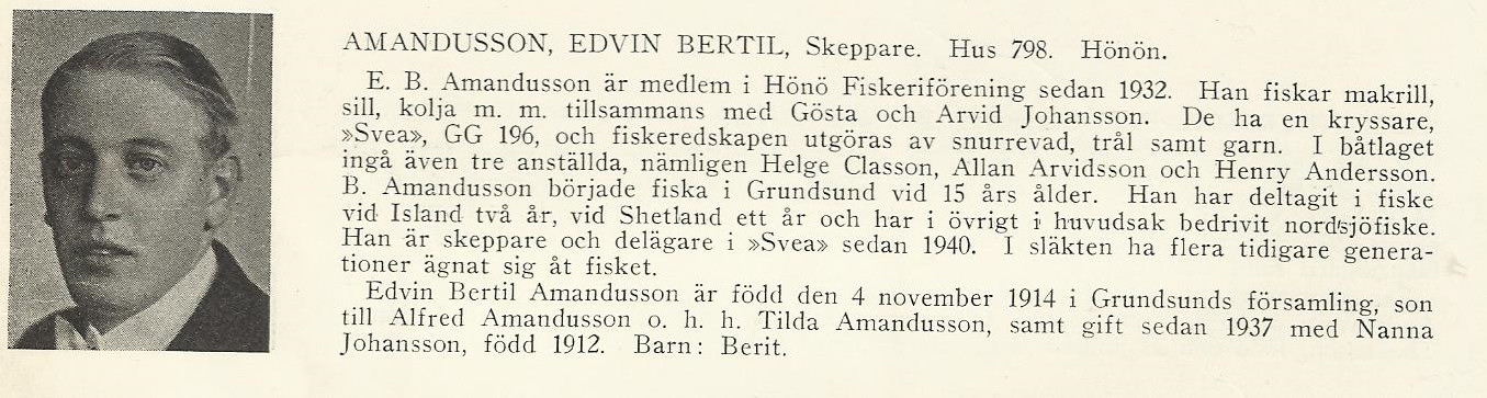 Amandusson, Edvin Bertil