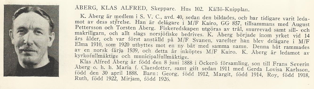 Åberg, Klas Alfred,