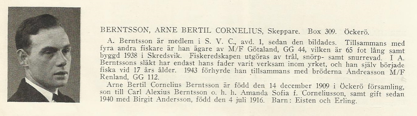 Berntsson, Arne Bertil Cornelius