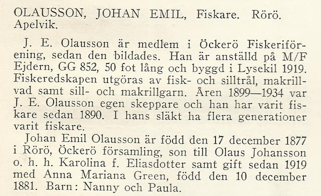 Olausson, Johan Emil