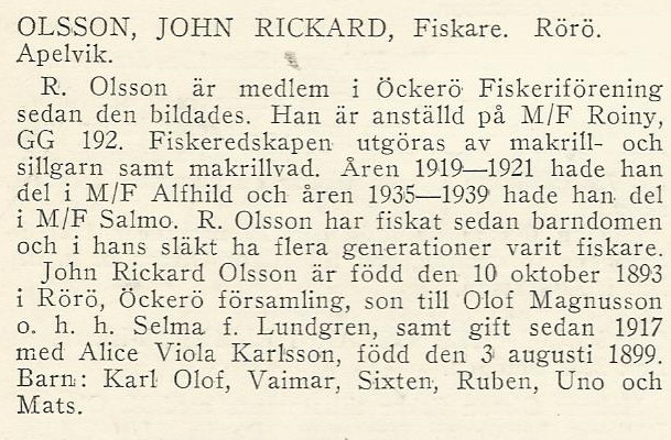 Olsson, John Rickard