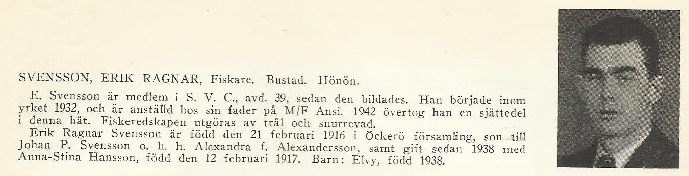 Svensson Erik Ragnar
