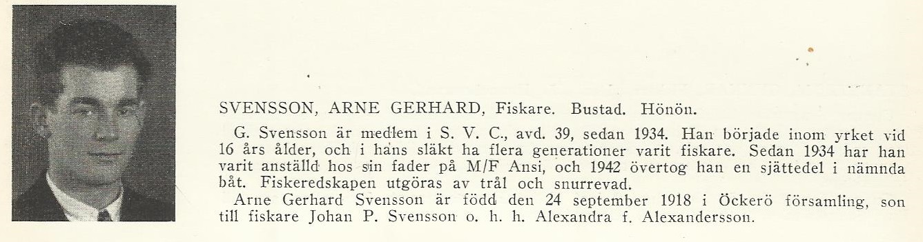 Svensson Arne Gerhard..