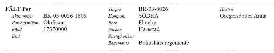 Soldat registret