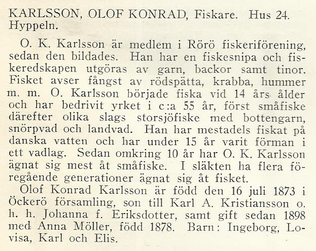 Karlsson, Olof Konrad