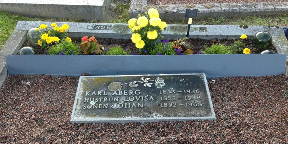 gravsten på Torsby kyrkogård