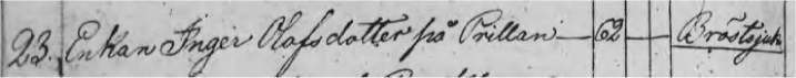Dödboken Harestad 1841