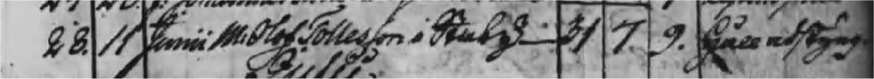 Dödboken torsby 1780
