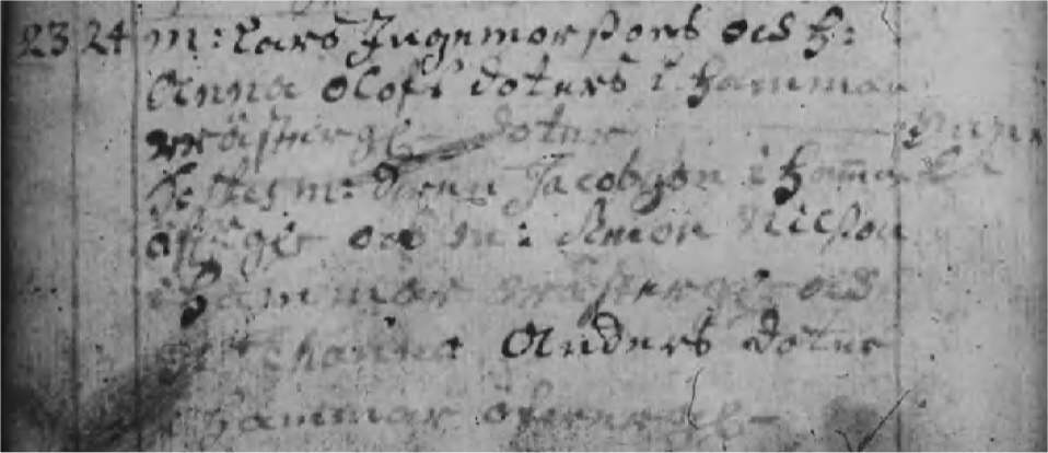 Födelseboken Harestad 1774