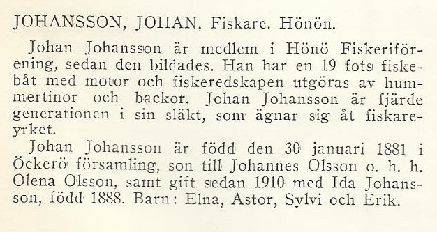 Johansson, Johan