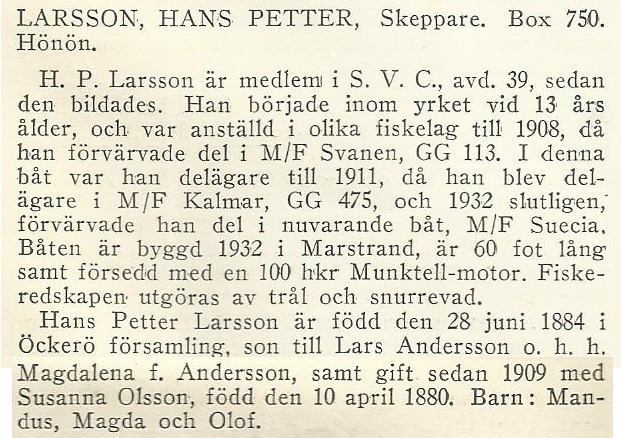 Larsson, Hans Petter
