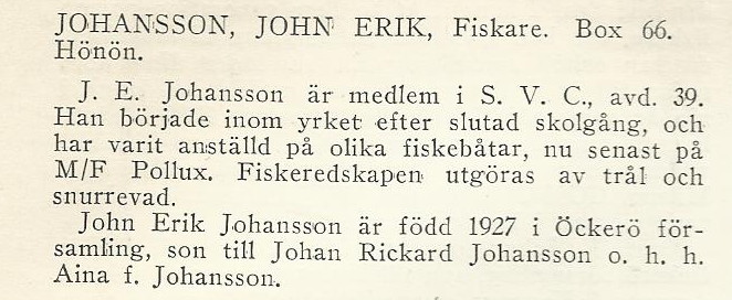 Johansson, John Erik