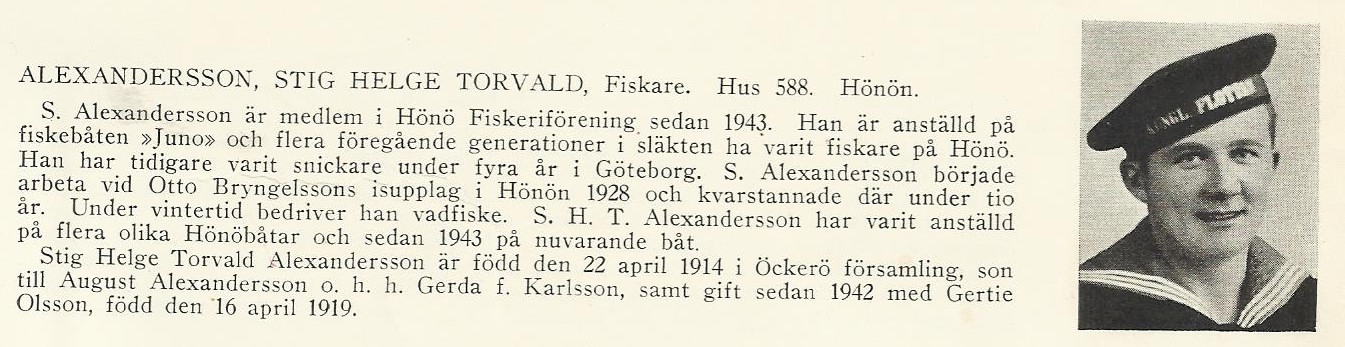 Alexandersson, Stig Helge Torvald