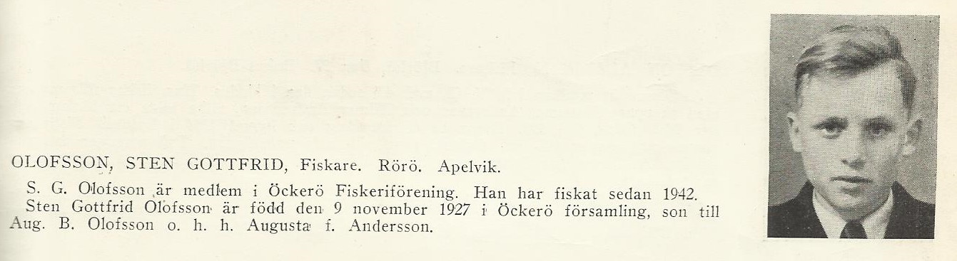 Olofsson, Sten Gottfrid