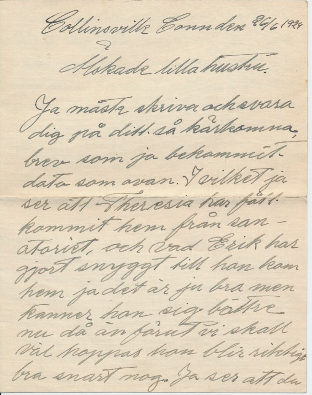 brev nr fem 26.6.1924