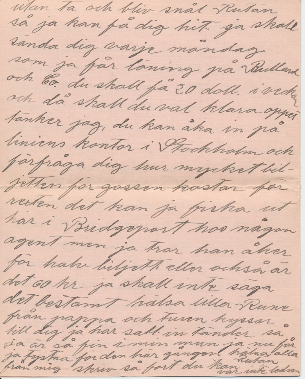 sista sidan brev åtta 8.3.1925