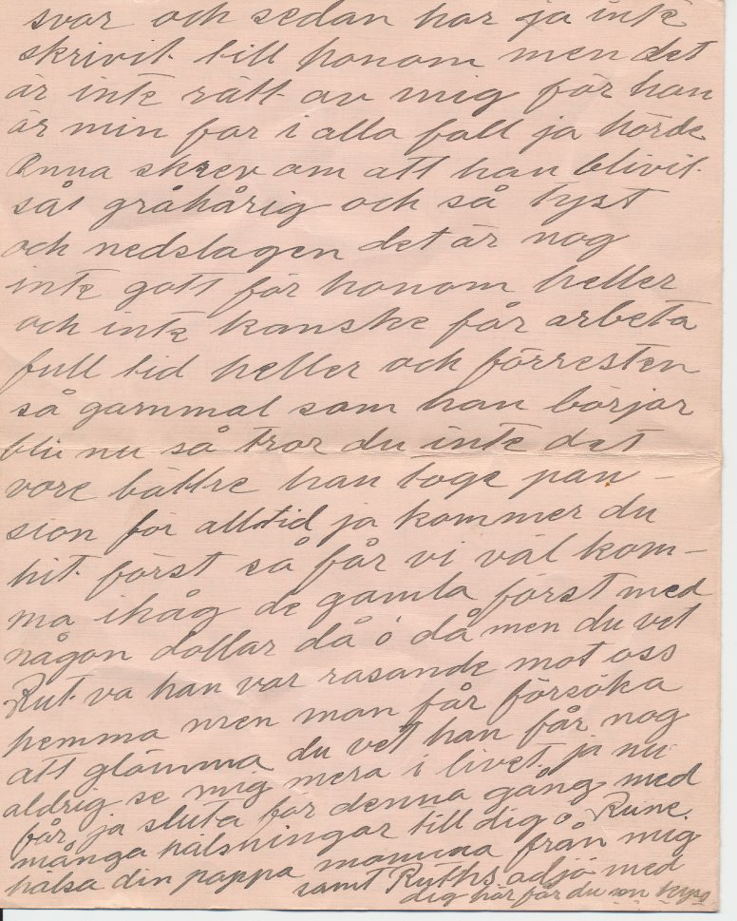 sista sidan brev nr tio1.4.1925