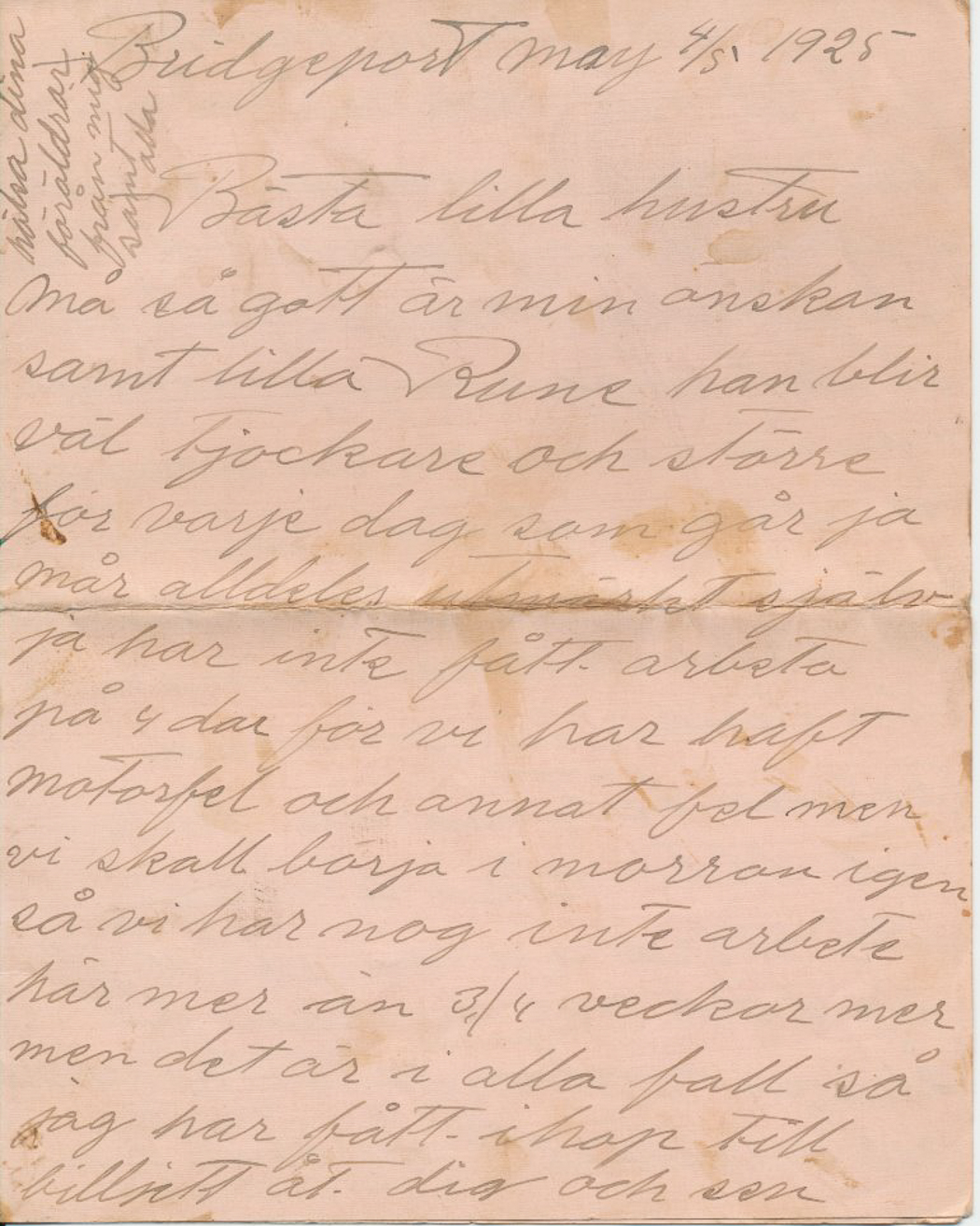 brev nr tolv 4.5.1925