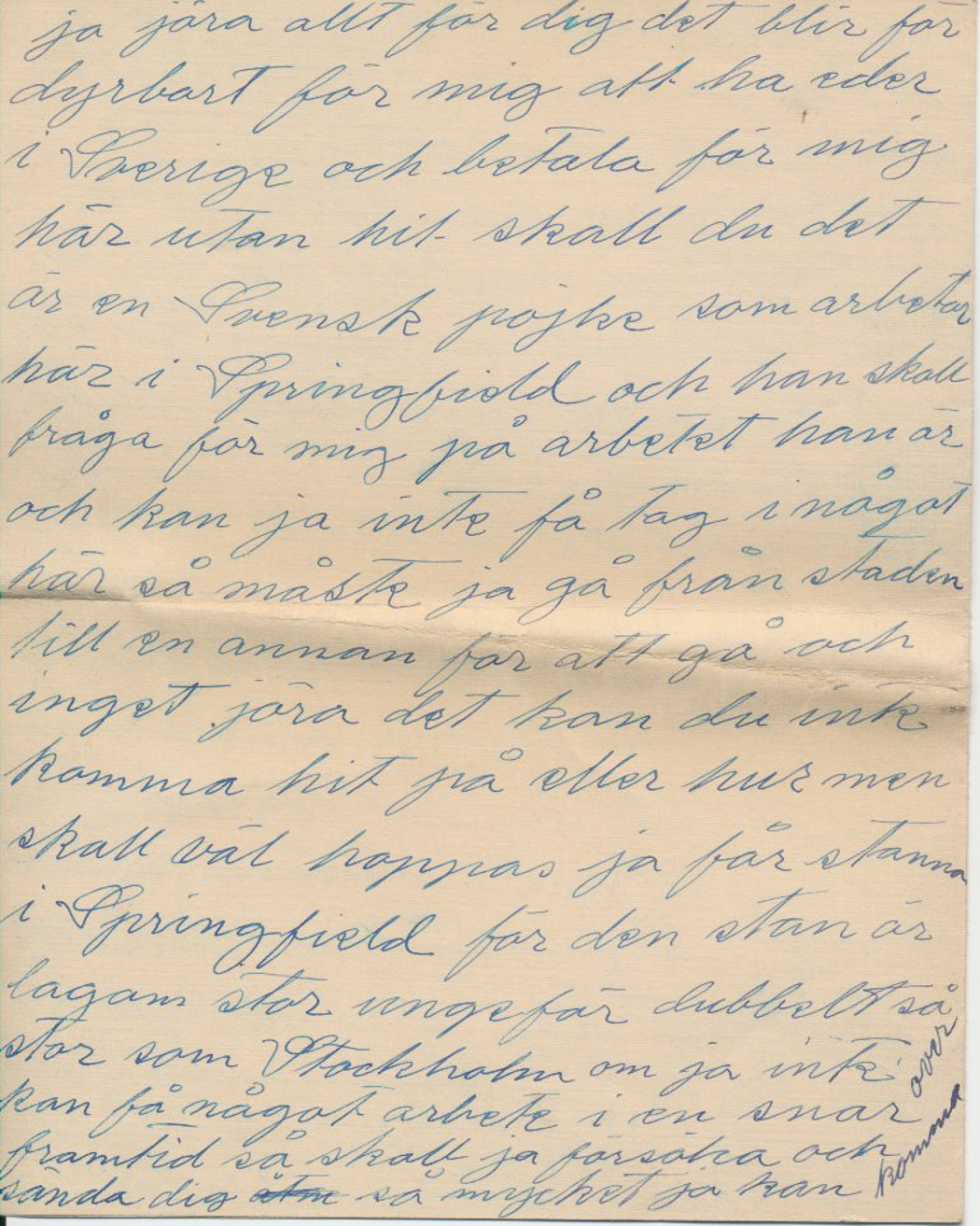 sista sidan brev femton 5.6.1925