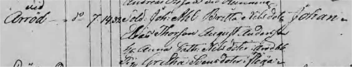 Födelseboken Solberga 1847