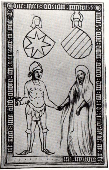 Gustav Matssons och Gertrud Lagesdotter gravhäll