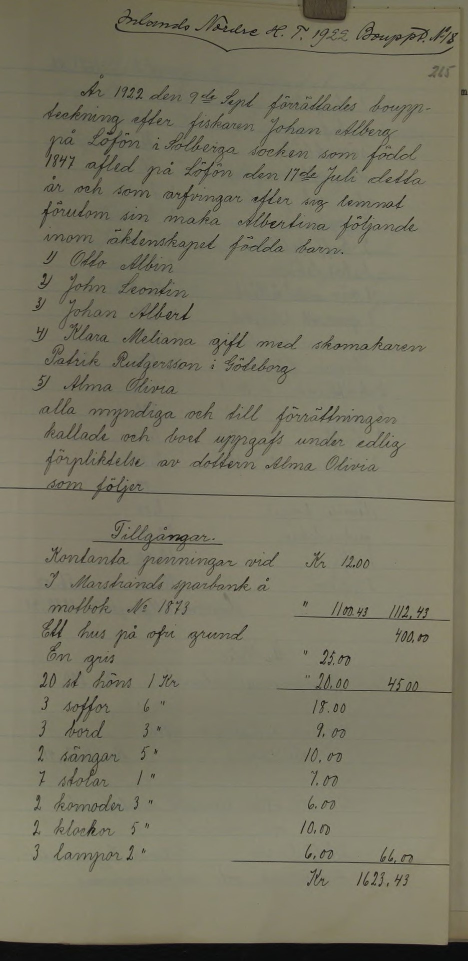 Inlands-Nordre-häradsrätt-O-FII-25-1922-1923-Bild-1390-Sida-265