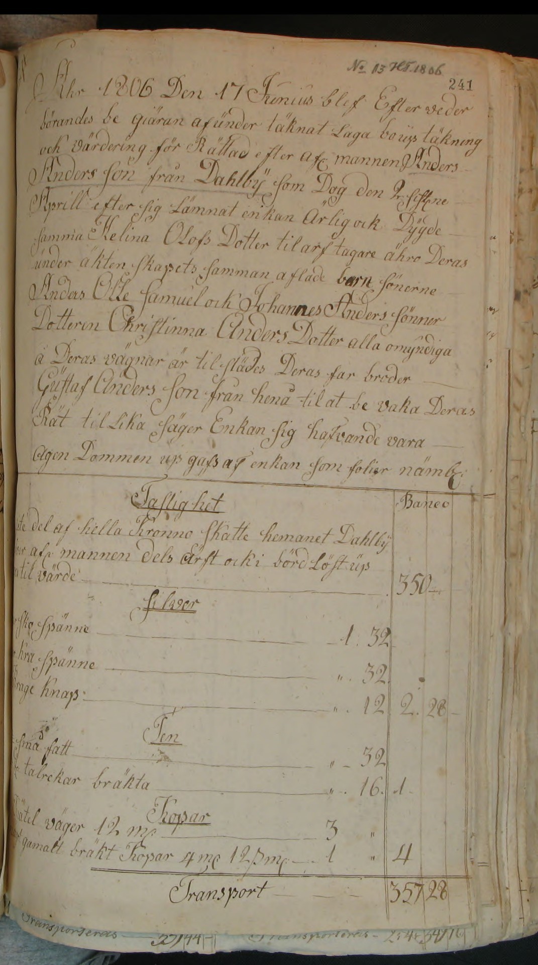 Orusts-och-Tjörns-häradsrätt-O-FII-7-1806-1809-Bild-130-Sida-241