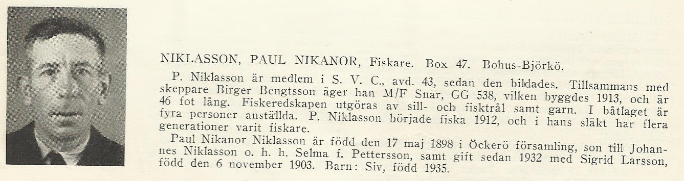 Niklasson, Paul Nikanor