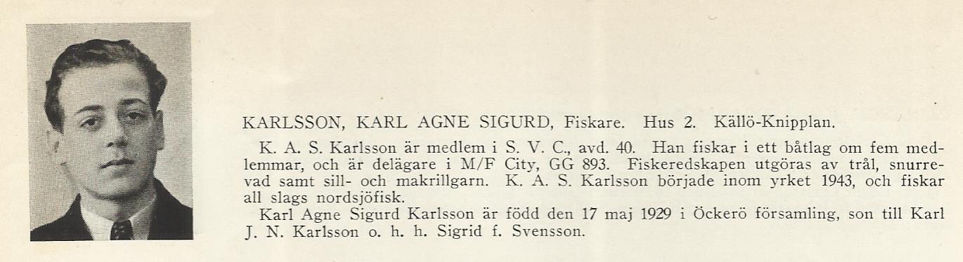 Karlsson Karl Agne Sigurd