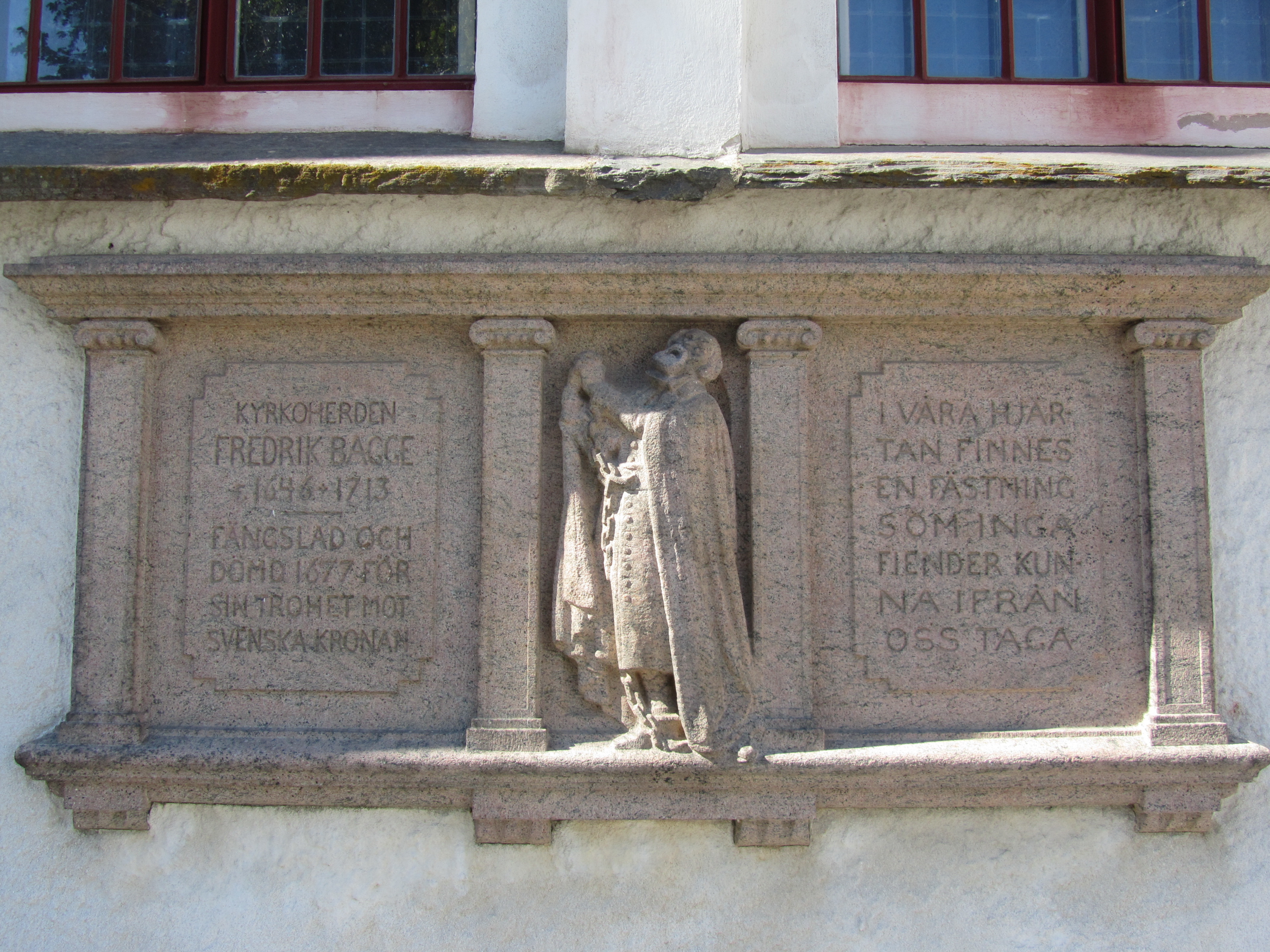 Monument honoring Fredrik Bagge
